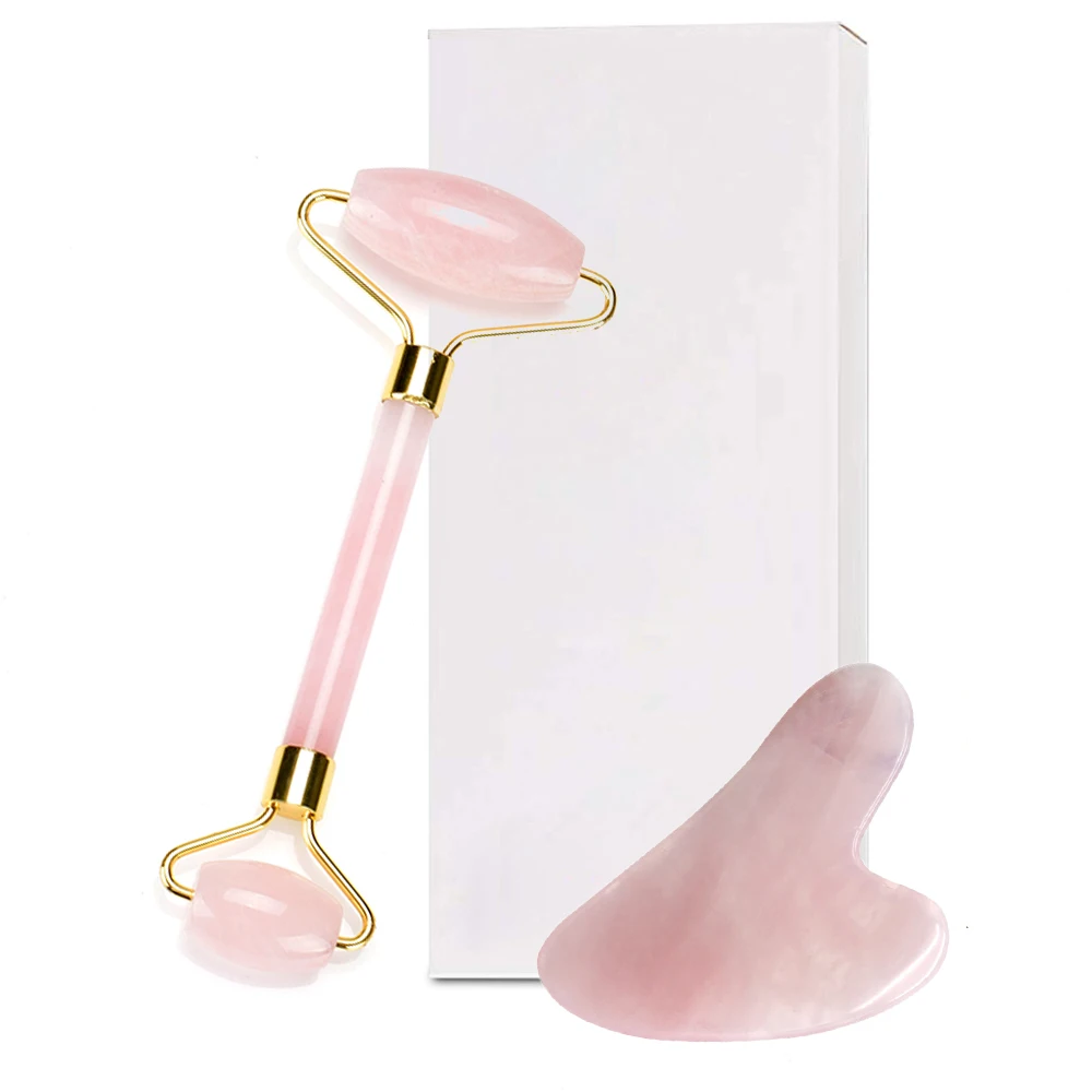 Conjunto Rolo de Jade e Gua Sha Coração Verde - Imagem 5