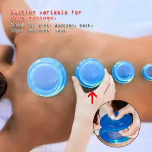 ventosa de silicone para massagem