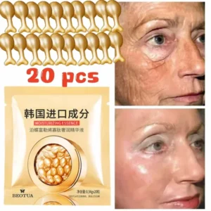 cápsulas de soro facial com ácido hialurônico