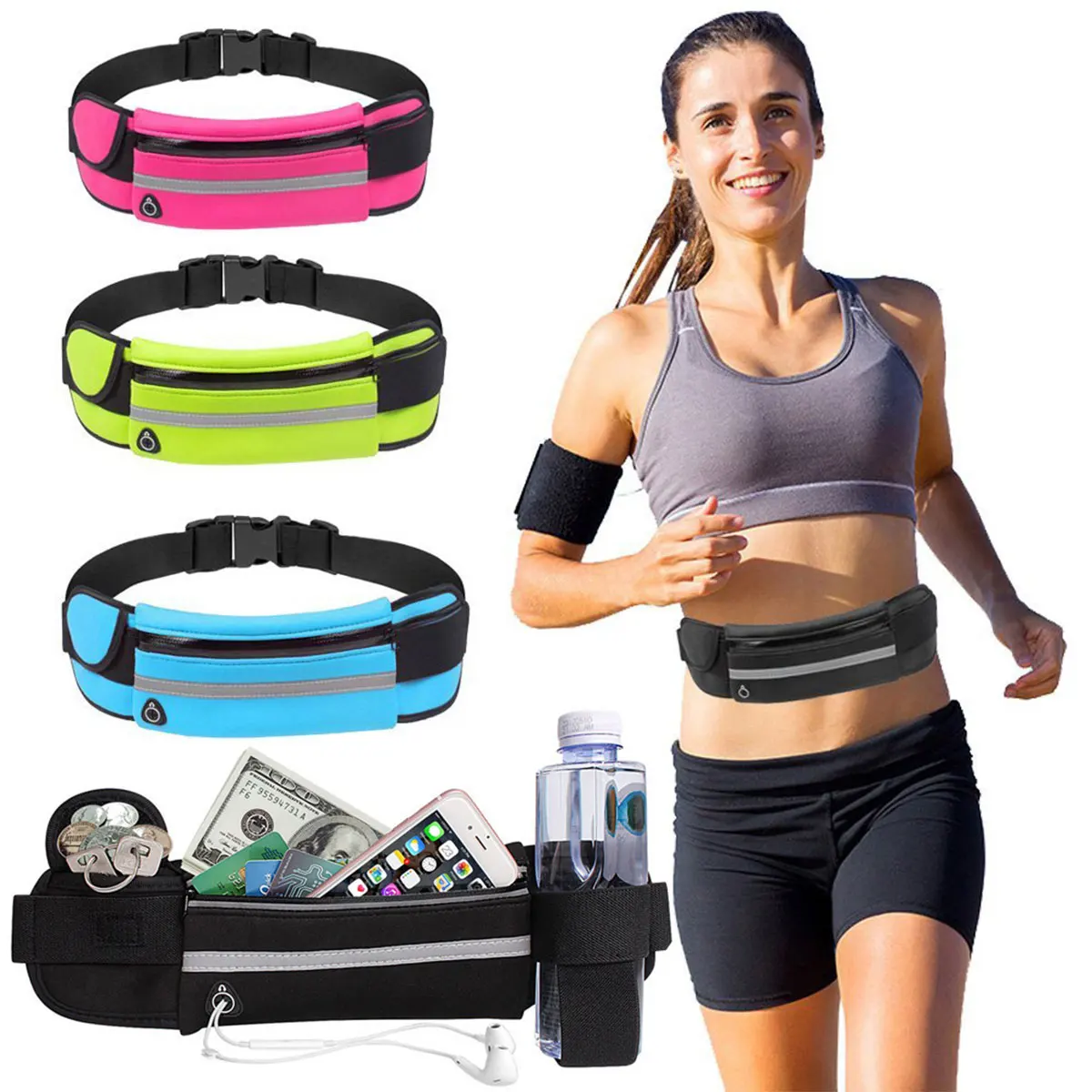 bolsa de cintura para corrida
