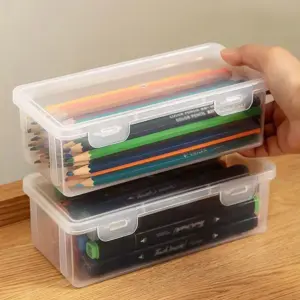 organizador de canetas transparente