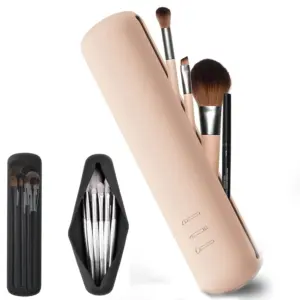 bolsa de silicone para pincéis de maquiagem