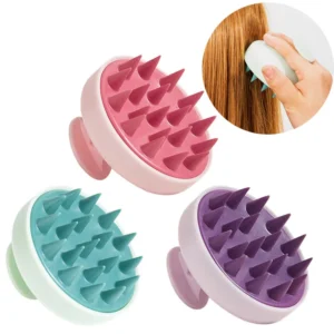 massageador de couro cabeludo silicone