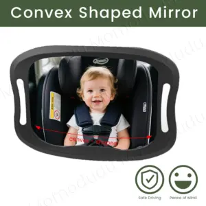 espelho led carro bebê