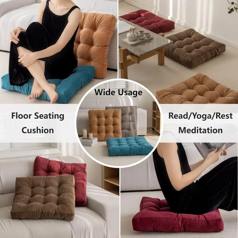 Almofada de Chão Quadrada para Meditação e Yoga - Imagem 4