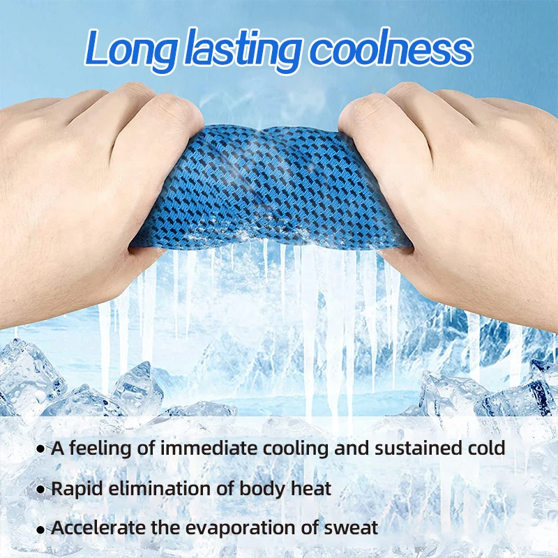 Toalha Refrescante Instantânea de Microfibra Cinza - Imagem 5