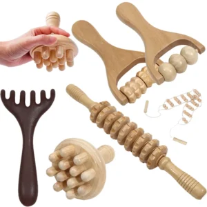 massageador corporal terapia de madeira