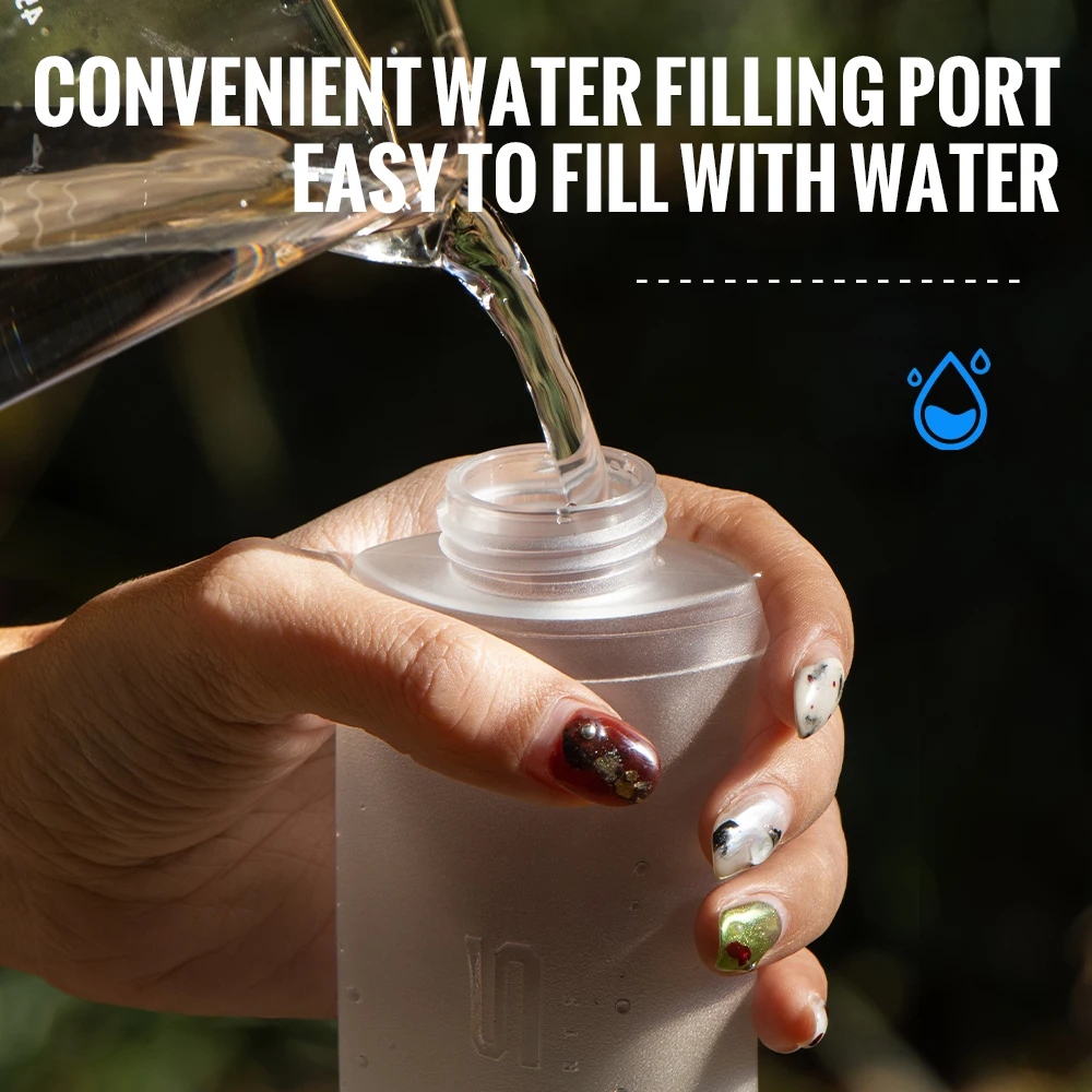 Wrels Garrafa de Água Dobrável TPU BPA-Free - Imagem 4
