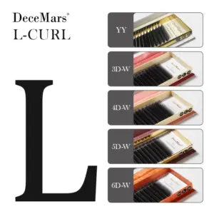 extensão de cílios L-curl M Curl