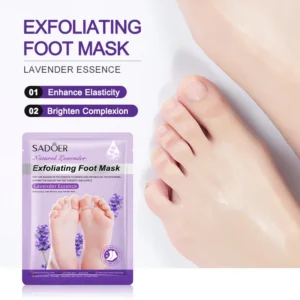 máscara esfoliante para pés