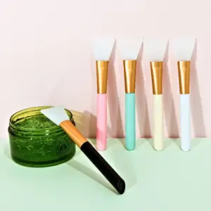 pincel de silicone para máscara facial