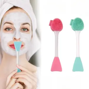 conjunto de escovas faciais de silicone