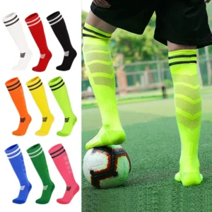 meia de futebol nylon cano longo