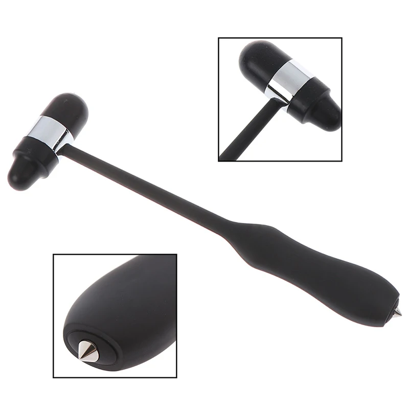 Martelo de Percussão Neurológico Preto Duas Cabeças - Imagem 2