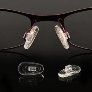almofadas de nariz de silicone para óculos