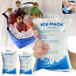 pacotes de gelo em gel reutilizáveis