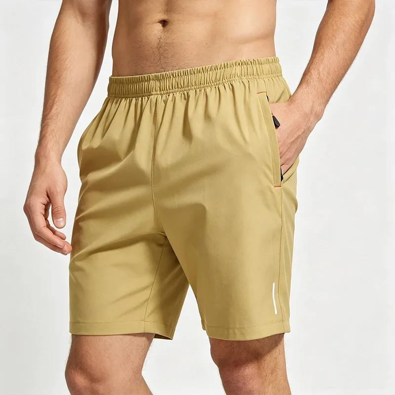 Shorts Masculino Secagem Rápida para Esportes Laranja - Imagem 5