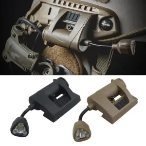lanterna led tática para capacete