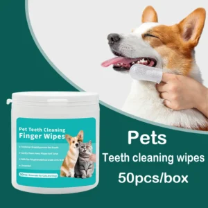 escova de dedo descartável para animais
