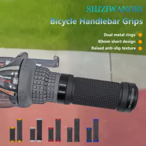 manopla de borracha ergonômica bicicleta