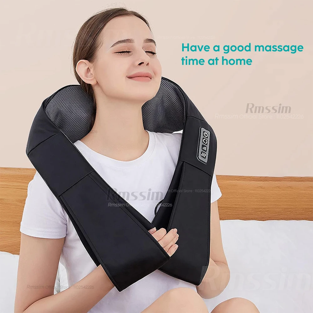 Massageador Shiatsu Elétrico Pescoço e Ombro Marfim - Imagem 6