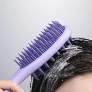 escova massageadora couro cabeludo dupla face