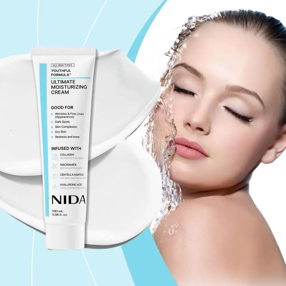 Nida Creme Facial Hidratante Multi-Ação 100ml Branco - Imagem 2