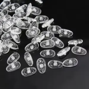 almofadas de nariz de silicone para óculos