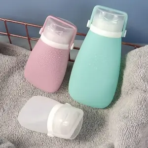 garrafa de viagem de silicone para shampoo