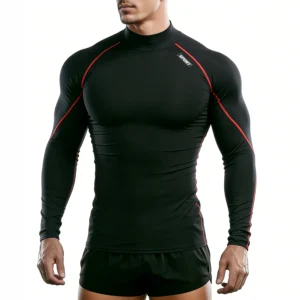 camiseta compressão masculina manga longa