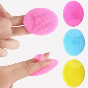 escova facial de silicone manual