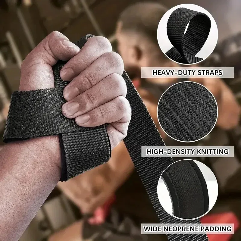 Cinta de Pulso Fitness Ajustável Antiderrapante para Treino - Imagem 5
