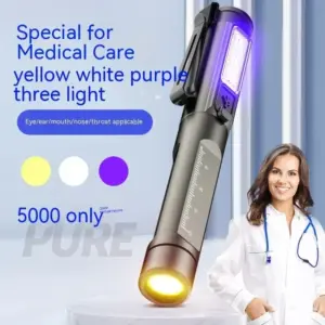 caneta médica recarregável led