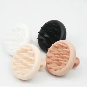 escova de massagem para couro cabeludo silicone