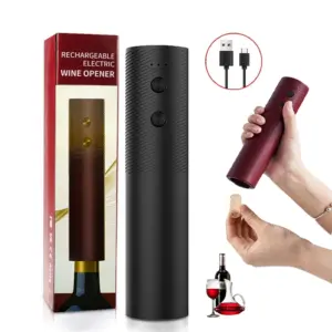 abridor de garrafa de vinho elétrico recarregável