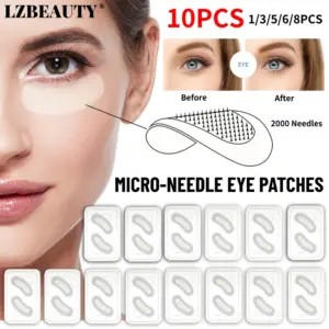 máscara de microagulhas área dos olhos