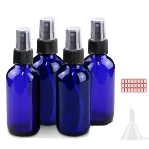 frasco spray vidro azul 5ml