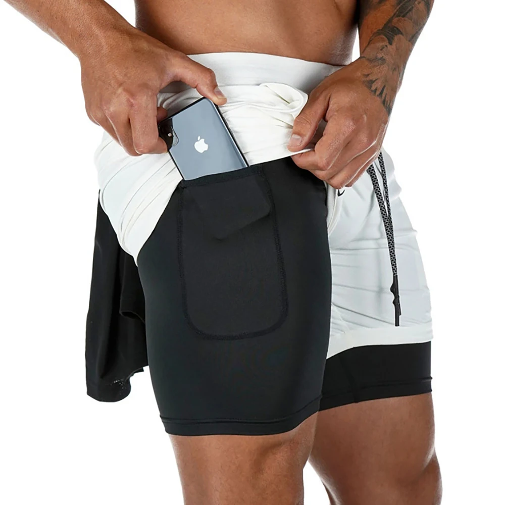 Short Masculino Esportivo 2 em 1 para Corrida - Imagem 2