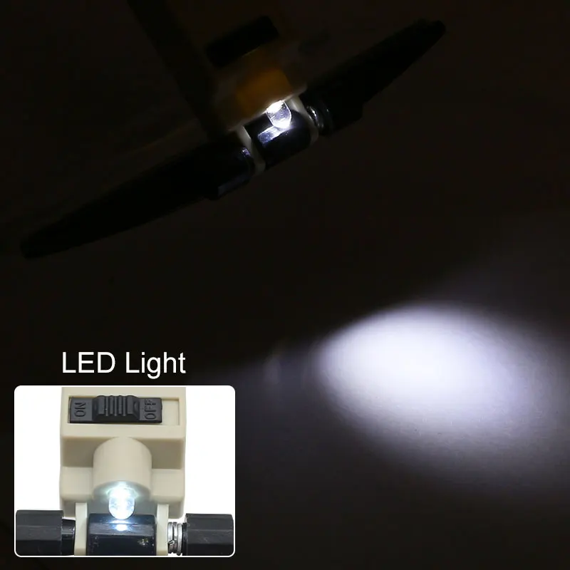 Lupa de Cabeça com LED 2X 3.5X 4.5X 5.5X para Joias e Selos - Imagem 4