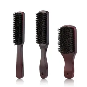 escova de barba cerdas de javali