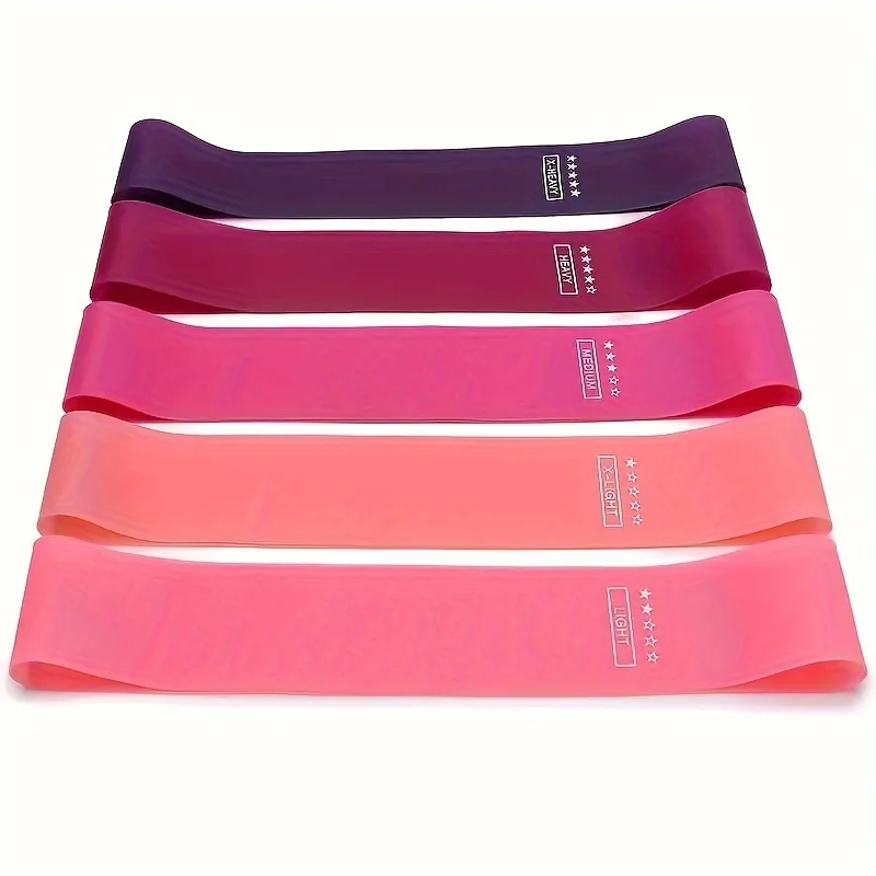 Conjunto 5 Faixas de Resistência TPE para Ioga e Pilates - Imagem 5