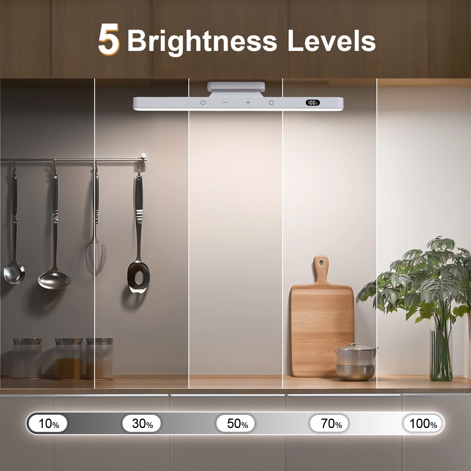 WILLED Luz de Maquiagem LED Regulável 3 Cores 2500mAh - Imagem 4