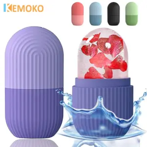 massageador facial de gelo em silicone