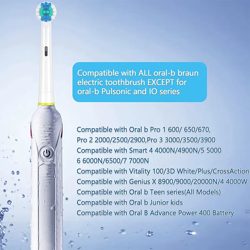 Cabeça de escova de dentes compatível Oral B Braun - Imagem 3