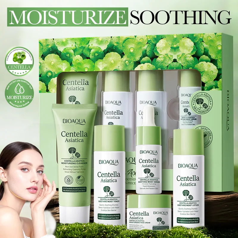kit cuidados com a pele centella asiática