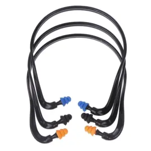 protetor auricular de silicone com haste