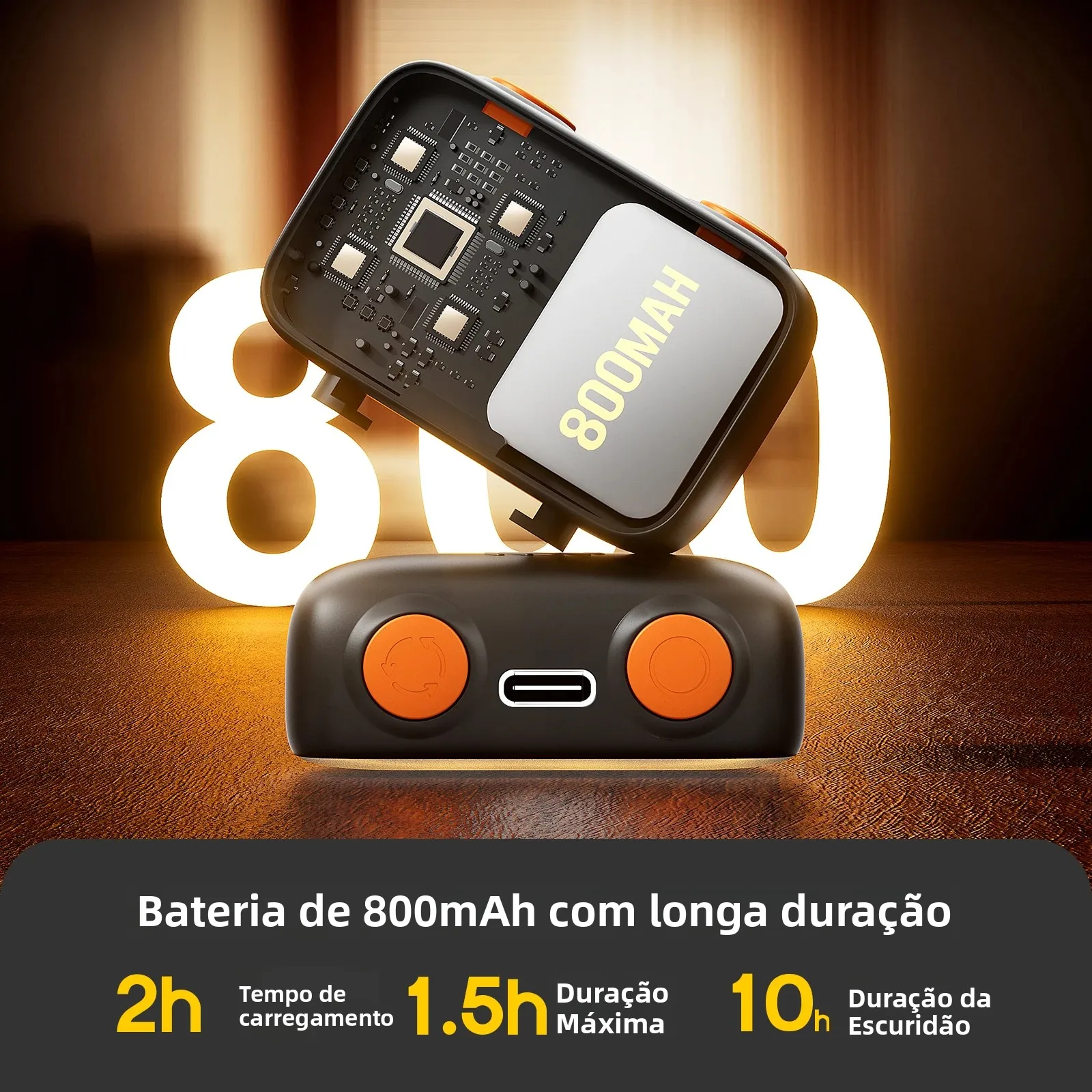 Luz LED para DJI OSMO Pocket 3 e 4, Iluminação Auxiliar - Imagem 2