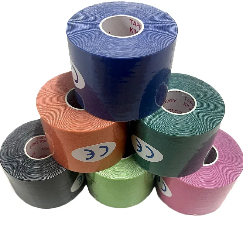 Kit 6 Rolos Fita Kinesio Bandagem Elástica Adesiva Esportiva - Imagem 6