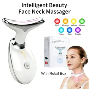 massageador facial pescoço terapia fóton