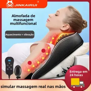 massageador shiatsu pescoço costas aquecimento